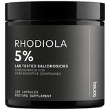 Toniiq Rhodiola Rosea 600mg supplement bottle front view