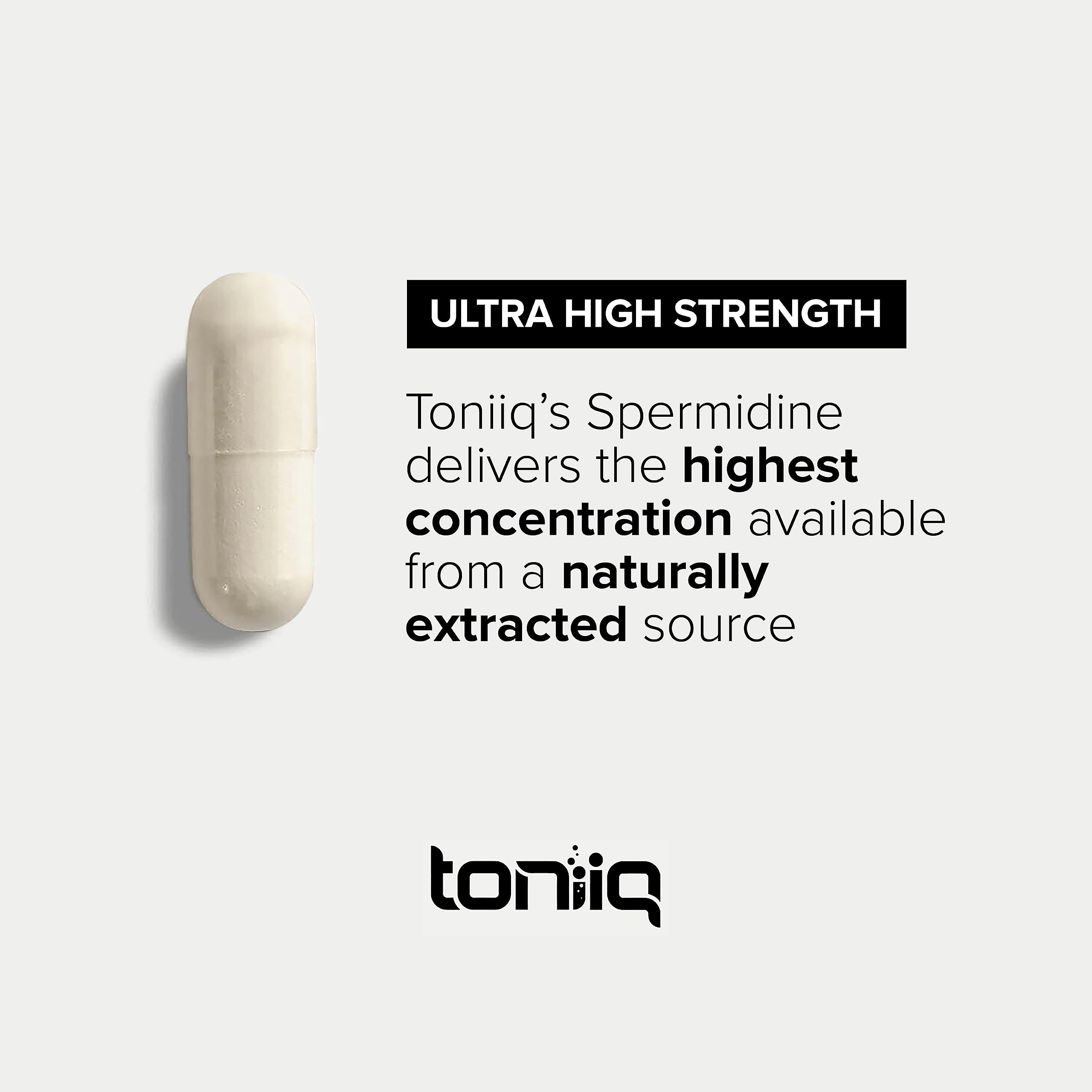 Toniiq Spermidine Supplement facility