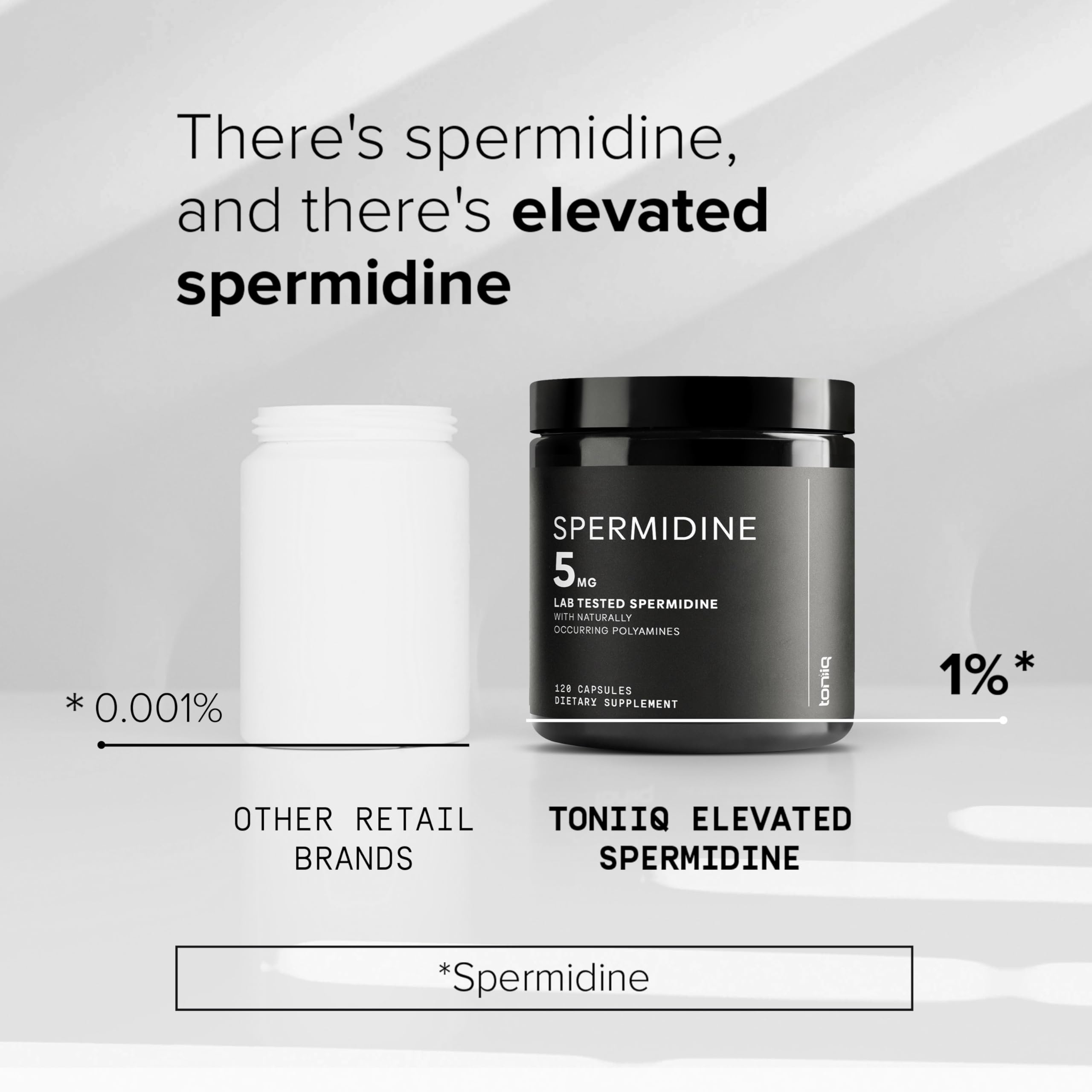 Toniiq Spermidine Supplement rice germ extract close-up