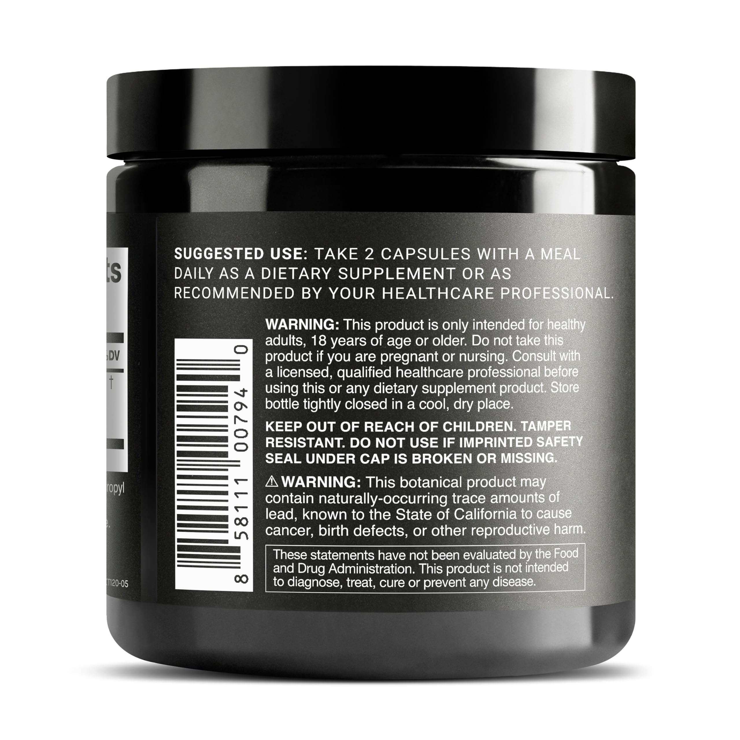 Toniiq Turkey Tail Mushroom Supplement packaging overview