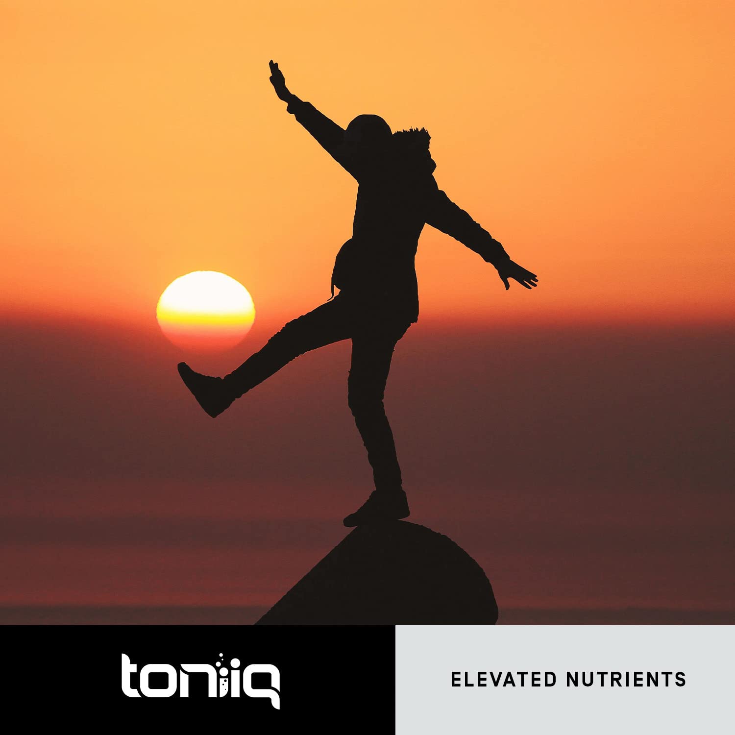 Toniiq Turmeric Curcumin Extract Capsules 1200mg in a hand