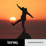 Toniiq Turmeric Curcumin Extract Capsules 1200mg in a hand