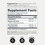 Toniiq Zinc Carnosine Supplement 150mg vegan capsule