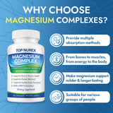 Top Nurex Magnesium Complex 1000mg capsules close-up