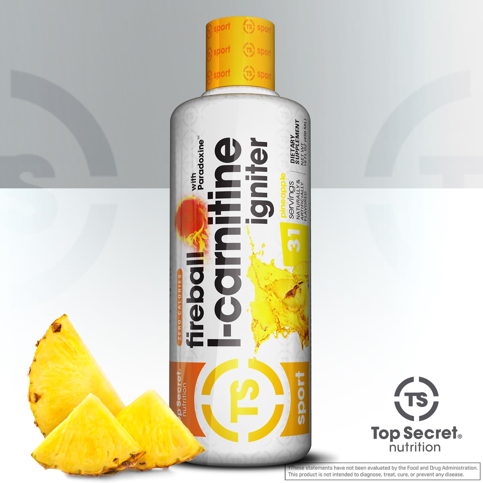 Top Secret Nutrition Fireball L-Carnitine Liquid 531g lifestyle scene