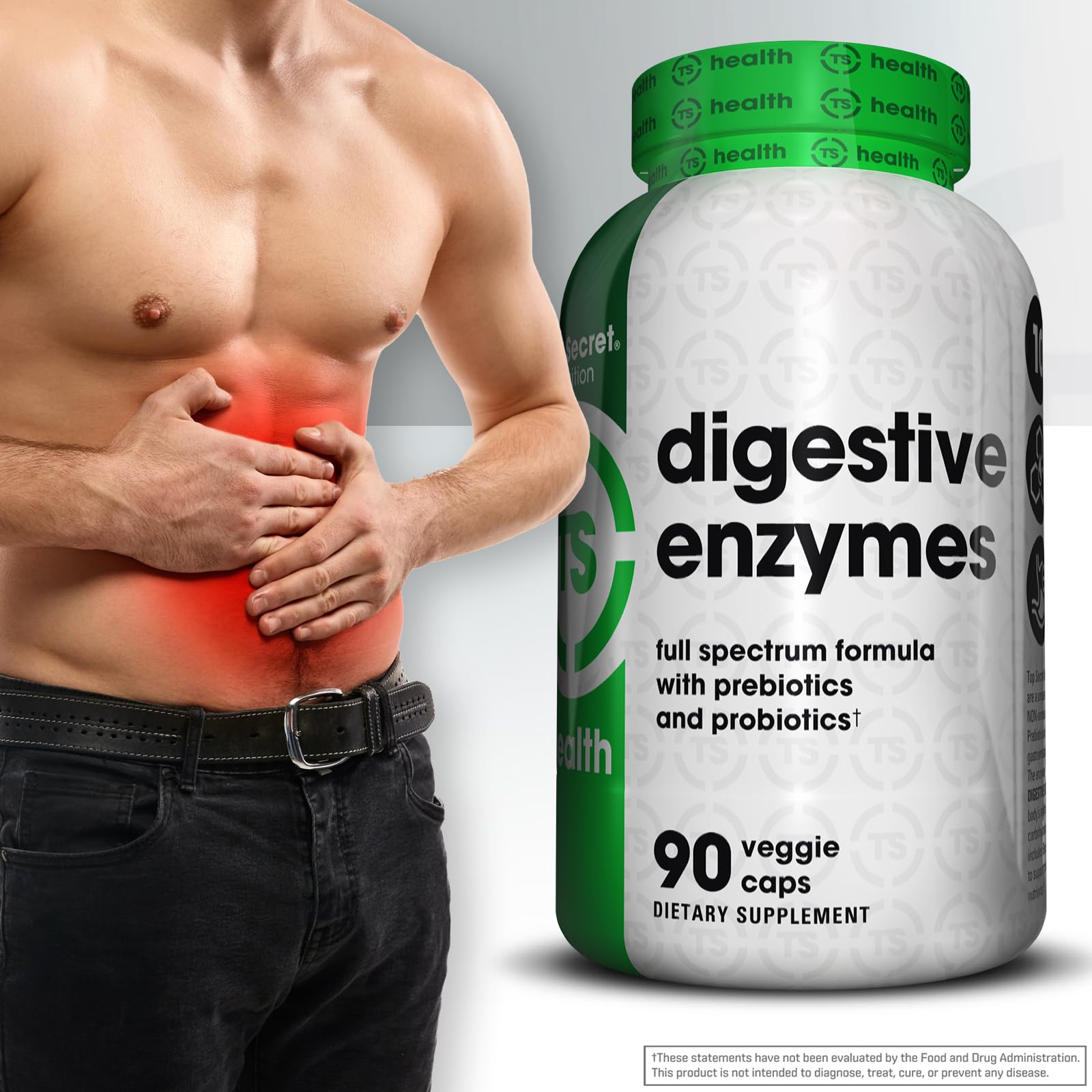 Top Secret Nutrition Multi-Enzymes 91g packaging