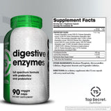 Top Secret Nutrition Multi-Enzymes 91g side view