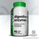 Top Secret Nutrition Multi-Enzymes 91g with ingredients list