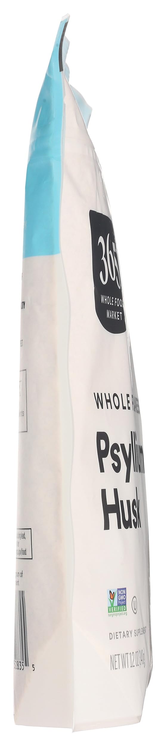 Top view of 365 by Whole Foods Market Psyllium Supplement container