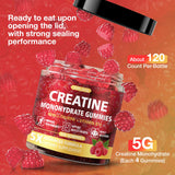 TOPCAPAK Creatine Gummies raspberry flavour serving size