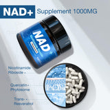 TOPCAPAK NAD Supplement 1000mg bottle on table