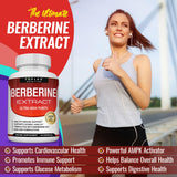 Toplux Berberine Supplement ingredients list on packaging