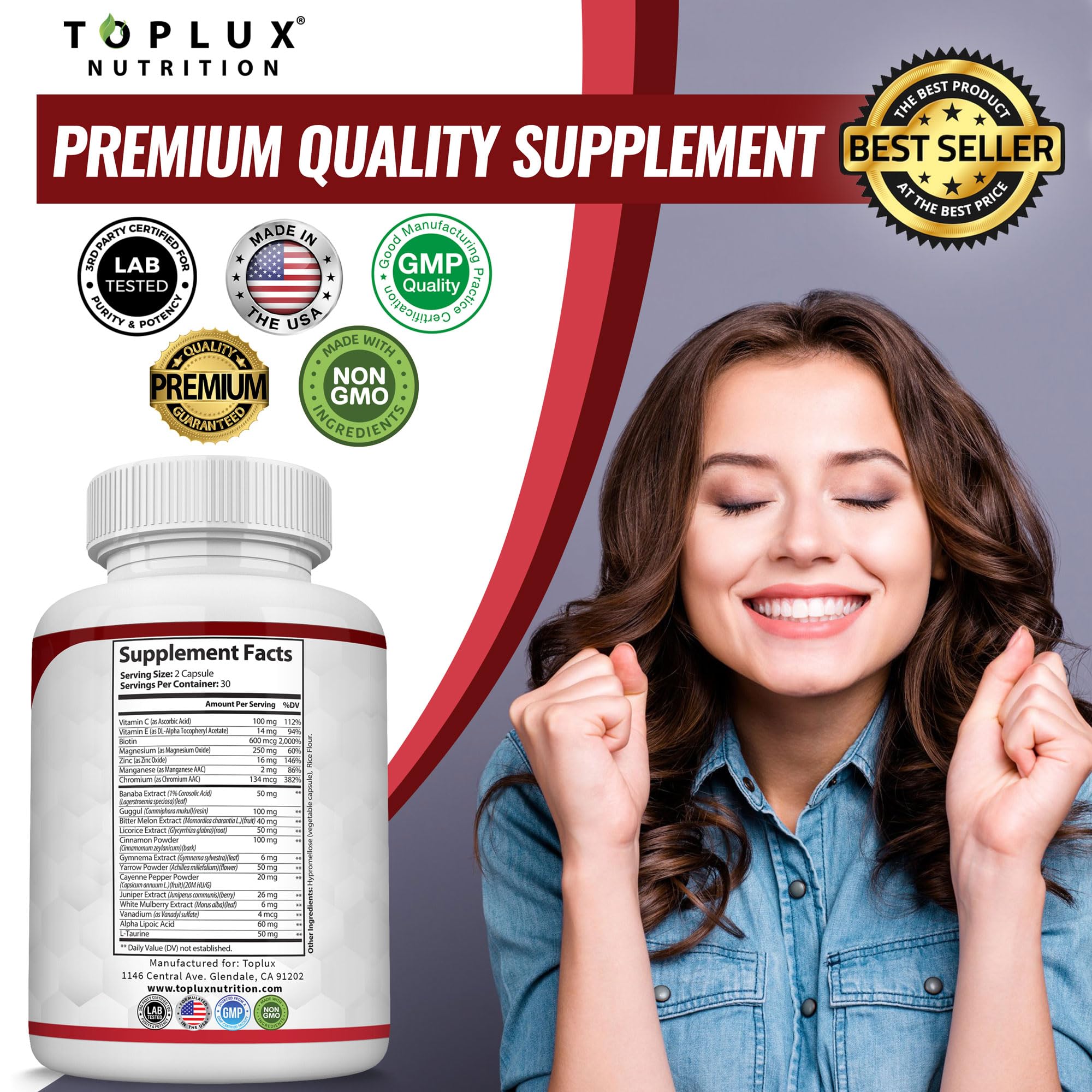Toplux Blood Sugar Complex lifestyle scene
