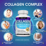 Toplux Collagen Peptides Supplement capsule format close-up