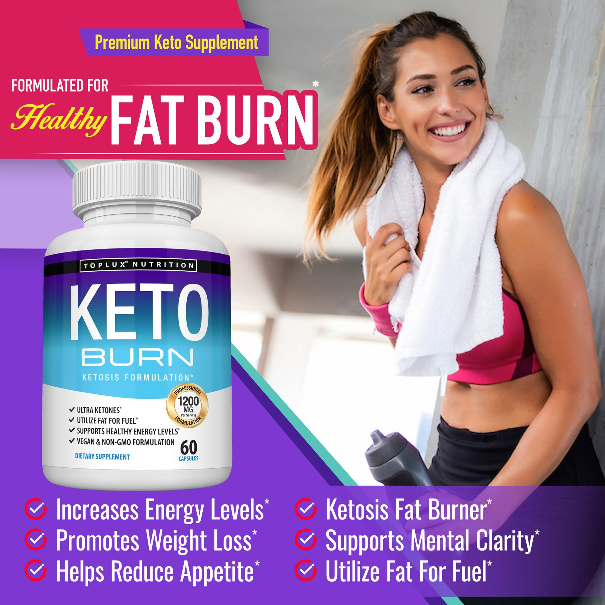 Toplux Keto Burn Supplement ingredients list