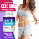 Toplux Keto Burn Supplement with measuring spoon