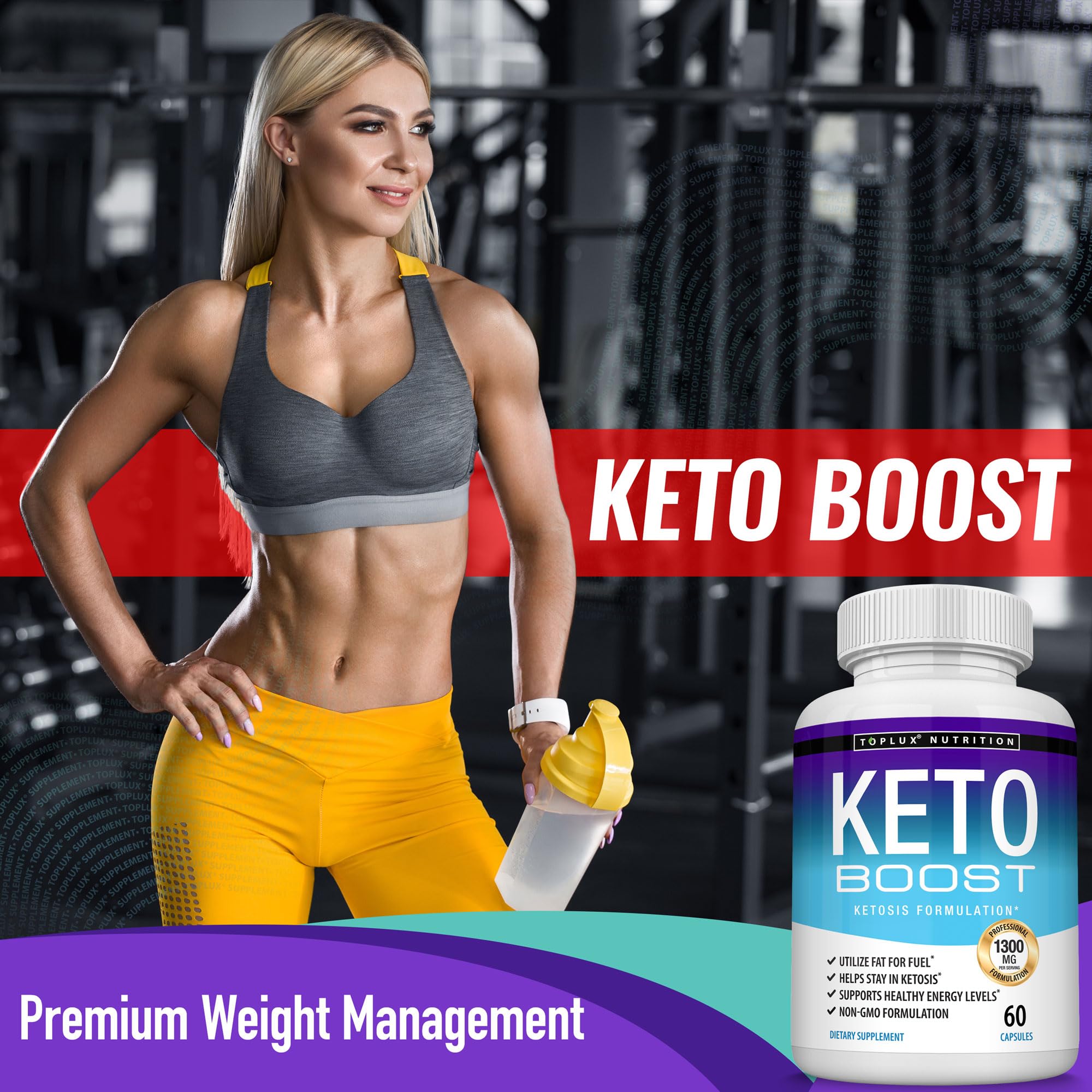 Toplux Keto Supplement in a lifestyle setting