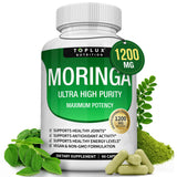 Toplux Moringa Oleifera Capsules 1200mg front view