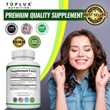 Toplux Moringa Oleifera Capsules 1200mg in hand