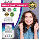 Toplux Natural Keto Burn Supplement bottle with measuring spoon