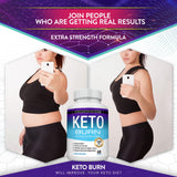Toplux Natural Keto Burn Supplement capsules close-up