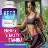 Toplux Natural Keto Burn Supplement packaging details