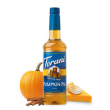 Torani Sugar Free Pumpkin Pie Syrup 454g on kitchen counter