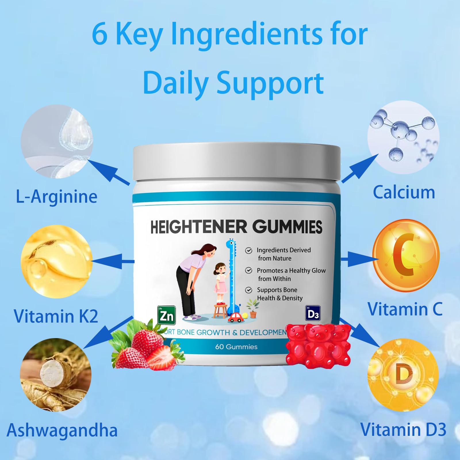 TORLEN Multivitamins Gummies nutritional information label