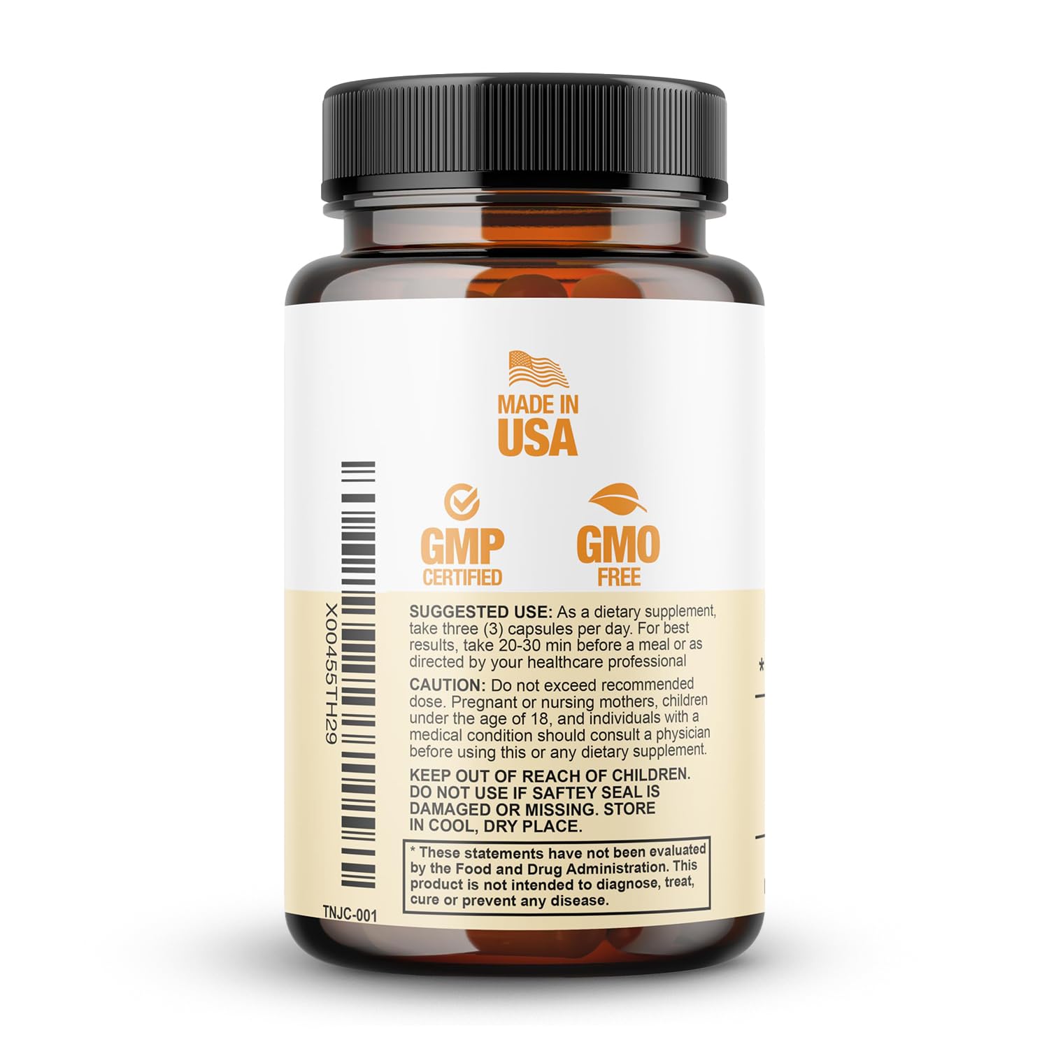 Total Nutra Chondroitin & Glucosamine Supplement nutritional information