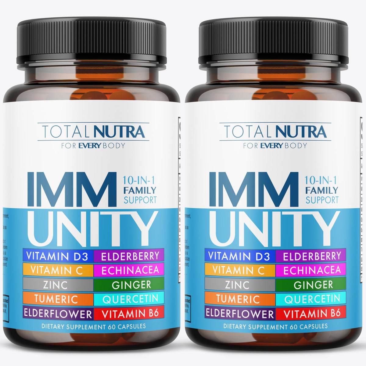 Total Nutra Echinacea daily wellness Support Capsules front view