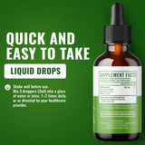 Total Nutra Liquid Chlorophyll Drops 50mg Mint Flavour in a glass of water