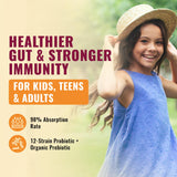Total Nutra Liquid Probiotics 12-Strain 113g label close-up
