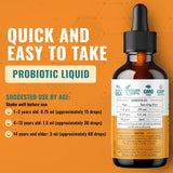 Total Nutra Liquid Probiotics 240g on kitchen counter