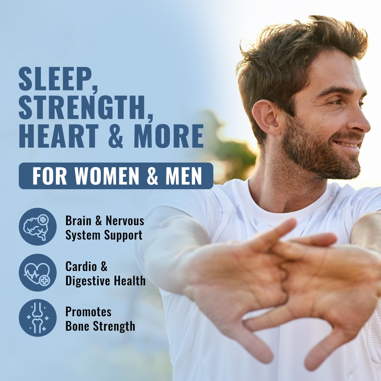 Total Nutra Magnesium Complex 10-in-1 Capsules back view