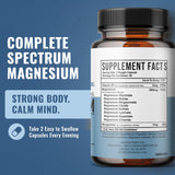 Total Nutra Magnesium Complex 10-in-1 Capsules on a wooden table