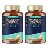 Totaria 25-in-1 Magnesium Complex front view with two bottles