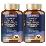 Totaria 25-in-1 Sea Moss Capsules front view of bottle