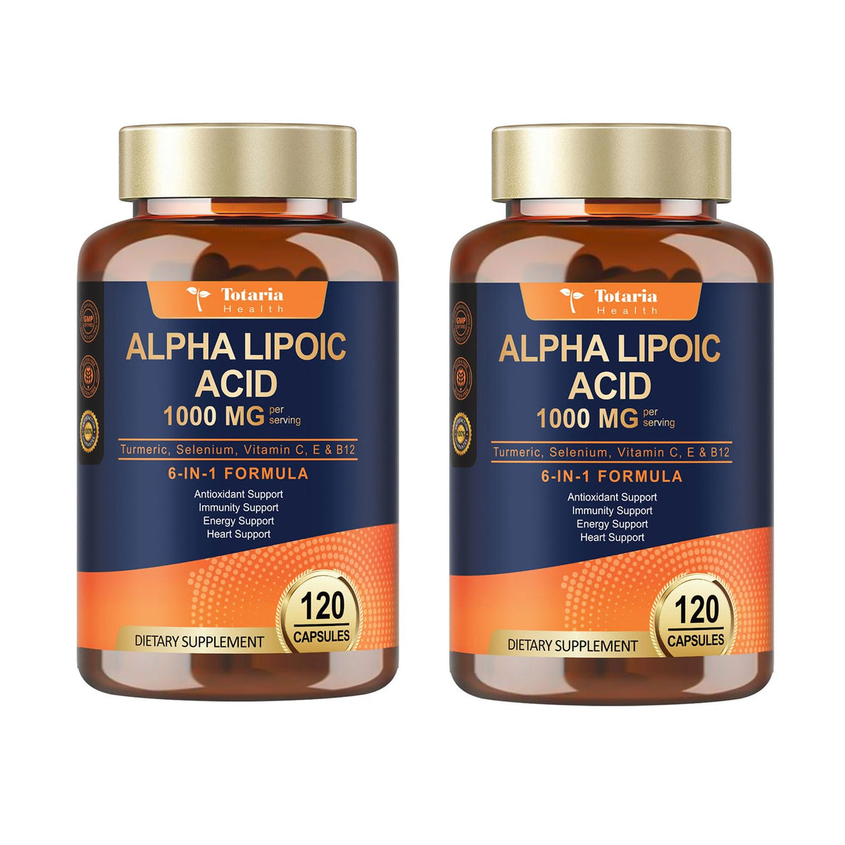 Totaria Alpha Lipoic Acid Capsules 1000mg front view
