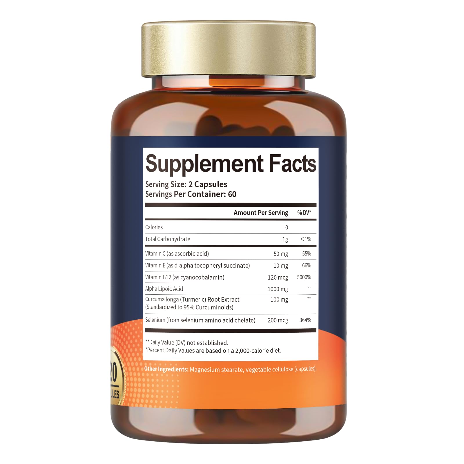 Totaria Alpha Lipoic Acid Capsules 1000mg with ingredients list