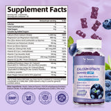 Totaria Calcium Citrate Gummies close-up of gummy shape and colour