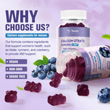 Totaria Calcium Citrate Gummies lifestyle scene with a glass of water