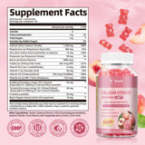 Totaria Calcium Citrate Gummies with a measuring spoon for dosage