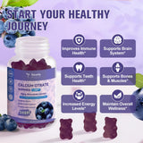 Totaria Calcium Citrate Gummies with blueberries and natural ingredients