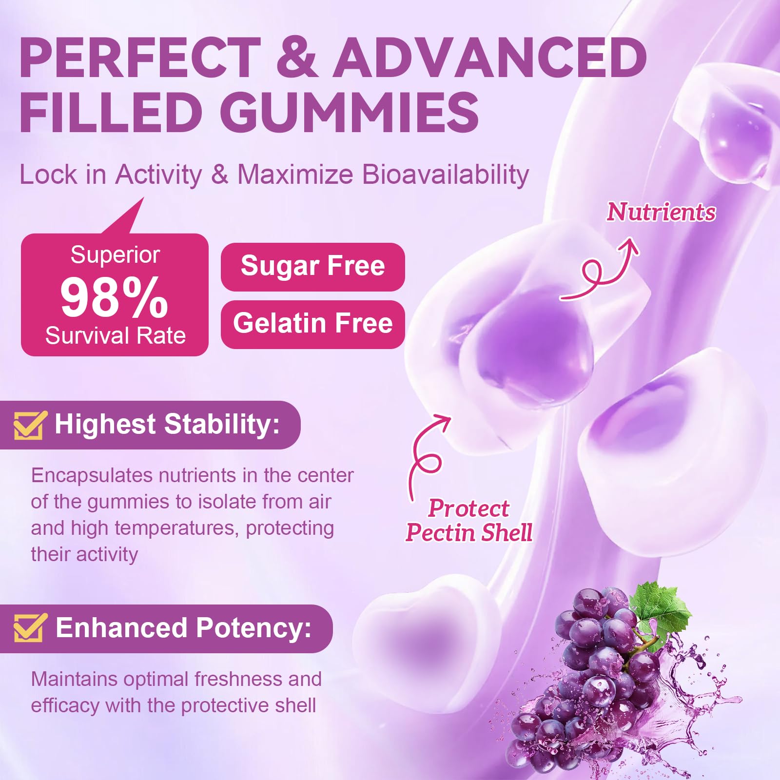Totaria Calcium Gummies 1200mg on a kitchen counter