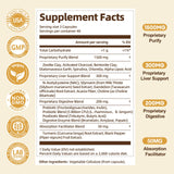 Totaria & Cleanse Supplement 2000MG nutritional information