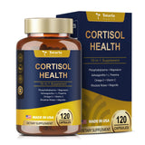 Totaria Cortisol Supplement 120 Vegan Capsules front view
