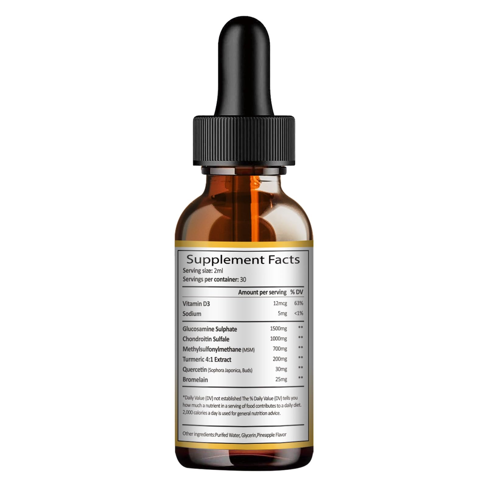 Totaria Glucosamine Chondroitin Liquid Drops in lifestyle setting
