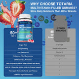Totaria gummies with nutritional information on label