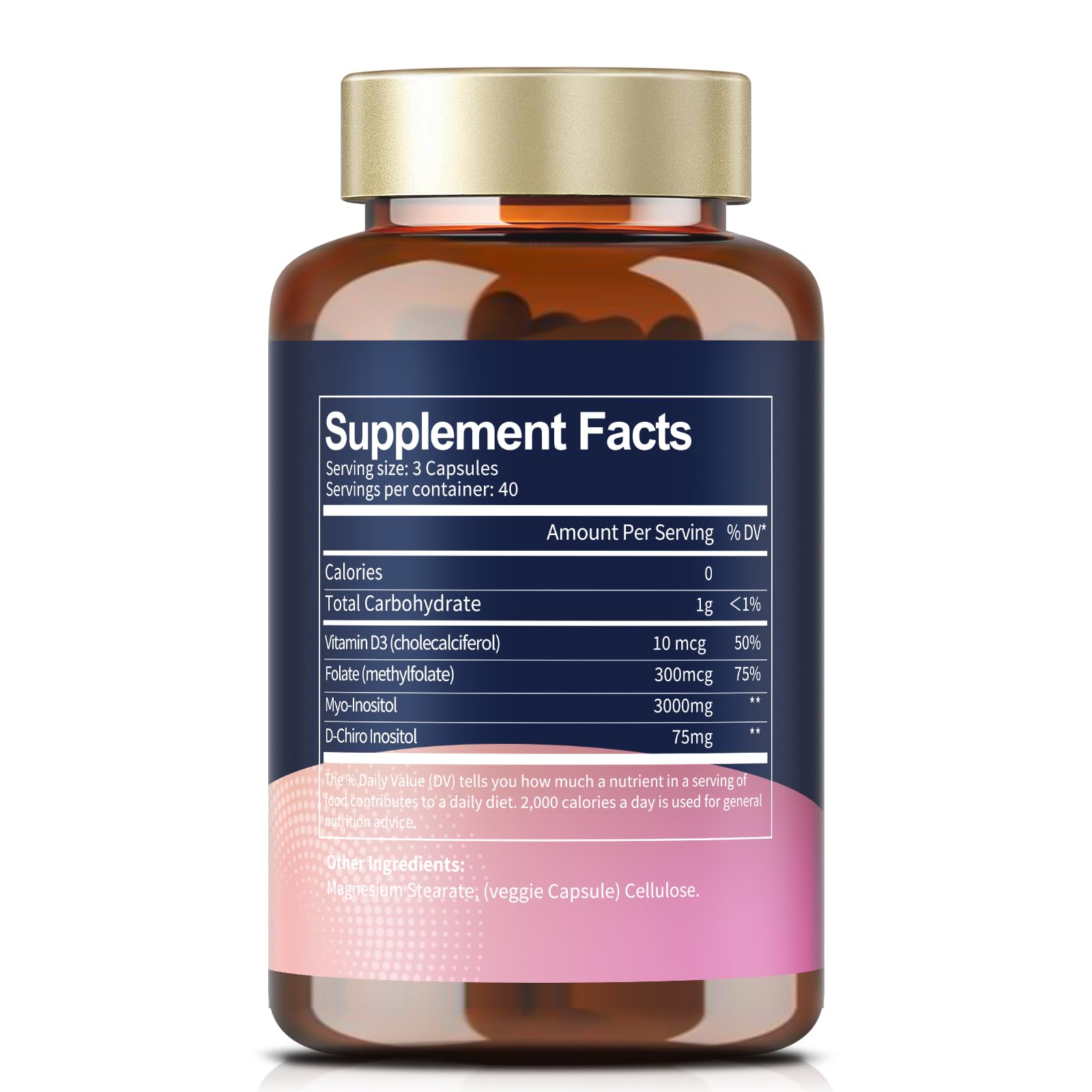 Totaria Inositol Supplement 40:1 Ratio bottle with label
