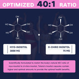 Totaria Inositol Supplement 40:1 Ratio capsules in hand